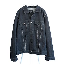 Costume National CoSTUME NATIONAL Dark Denim Jacket, 48 IT Navy blue