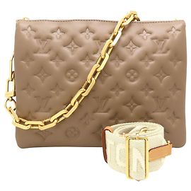 Borsa a Spalla Coussin PM Louis Vuitton Taupe