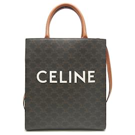 Céline Borsa tote verticale triomphe Celine piccola Cammello