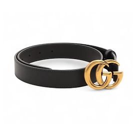Gucci GG Marmont Belt Leather Medium Black