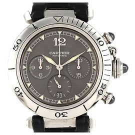 Reloj automático de acero inoxidable Cartier Pasha Chrono W3107355 Otro