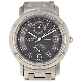 Hermès Relógio automático em aço inoxidável Hermes Clipper-GMT Power Reserve CL2.810 Outro