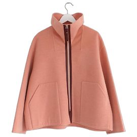 Hermès Cape en cachemire double face en quartz rose Hermes Rose