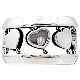 Chopard Ring, "Happy Diamond Amore", Weißgold und Diamant. Andere