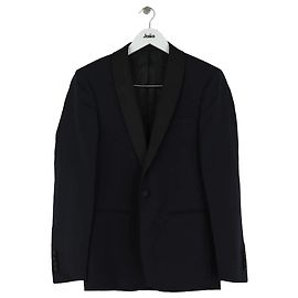 Sandro Marineblaue Wolljacke Marineblau
