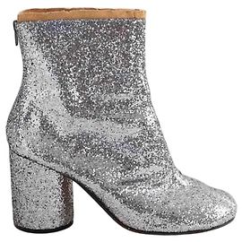 Maison Martin Margiela Silver boots Silvery