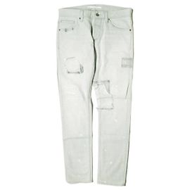 Autre Marque Pantalones de mezclilla elásticos de algodón e JEANS Castaño Otro