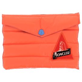 Pochette Moncler Orange avec Logo Orange