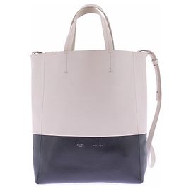 Céline Bolsa tote "Hippopotamus" bicolor branco e preto Preto