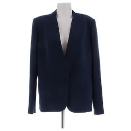 Hermès Blazer marinho com ombreiras Azul marinho