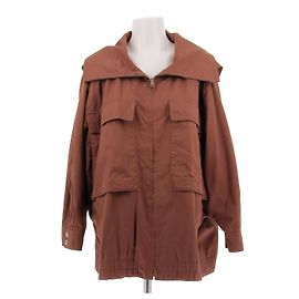 Jil Sander Braune Baumwolljacke mit Taschen Braun