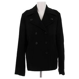 Gucci Cappotto corto nero in lana e cashmere Nero
