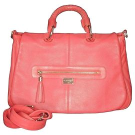 Le Tanneur Red Leather Bag - Shoulder Strap - Like New! Red
