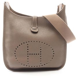Borsa a Spalla Hermès Evelyne 1 GM Marrone