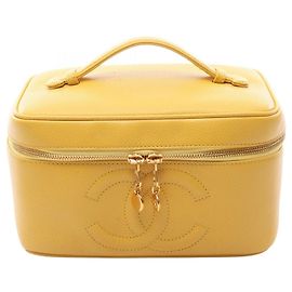 Sac Vanity Coco Mark de Chanel Jaune