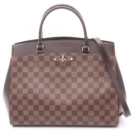 Sac à main Rivoli MM Louis Vuitton Marron Damier ebène
