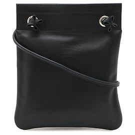 Hermès HERMES Bolsa Aline Mini de Ombro Preto