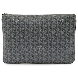 Pochette Goyard Sena MM Marron Blanc
