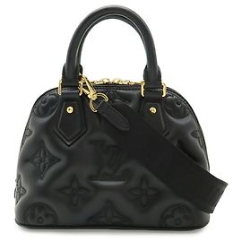 Sac à main Bubblegram Alma Soft BB Louis Vuitton Noir Blanc