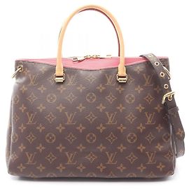 Borsa Pallas Louis Vuitton Marrone Rosa Rosso
