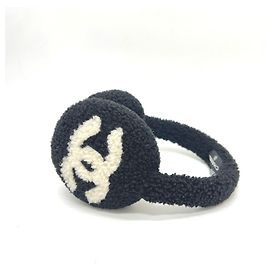 Scaldacollo bicolore Chanel Nero Bianco
