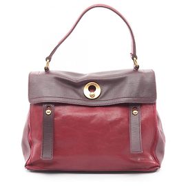 Yves Saint Laurent Muse Two Bag Red Dark red