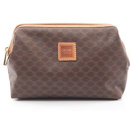 Céline Pochette à main Celine Macadam Marron
