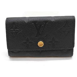 Chaveiro Monogram Empreinte Louis Vuitton Preto