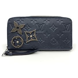 Cartera Zippy Monogram Empreinte Louis Vuitton Negro