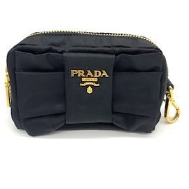 Schwarze Nylon-Tasche von Prada Schwarz