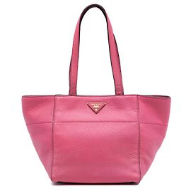 Prada Pink Vitello Daino Tote Pink