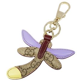 Porte-clés Dragonfly de Gucci Multicolore Beige