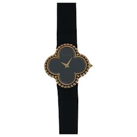 Relógio de quartzo feminino Van Cleef & Arpels Vintage Alhambra Onyx Outro