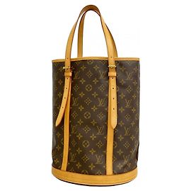Borsa Tote Bucket GM Monogram Louis Vuitton Marrone