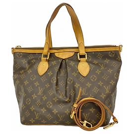 Borsa Louis Vuitton Monogram Palermo PM Marrone