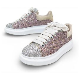 Alexander Mcqueen CHAUSSURES ALEXANDER MC QUEEN OVERSIZE GLITTER DISCO 558944 37 IT 38 FR Multicolore