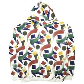 Autre Marque SASQUATCHfabrix Sweat à capuche en coton FAR EAST AG Blanc