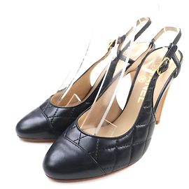 Lederpumps Chanel G29268 Schwarz