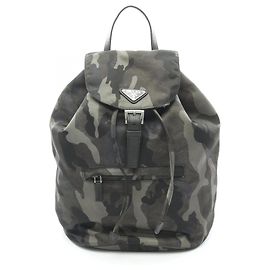 Sac à dos/sac à main Prada TESSUTO CAMOUFL Multicolore Vert