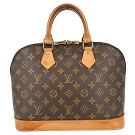 Bolsa Alma Louis Vuitton em canvas Monogram PM Marrom