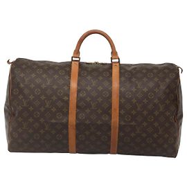 Louis Vuitton Keepall Bag Monogram Canvas 60 Brown