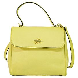 Céline Borsa a spalla vintage Celine in pelle Giallo