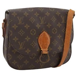LOUIS VUITTON Bolsa de Ombro Monogram Saint Cloud GM M51242 LV Auth LNZ555 Monograma