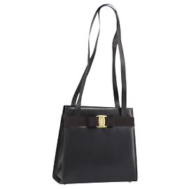 Borsa a Spalla Salvatore Ferragamo in Pelle Marrone Oro Auth ka3025 Marrone D'oro