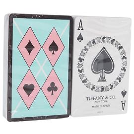 Autre Marque TIFFANY&Co. Playing Cards 2 Set Green Pink Auth LNZ443V Pink Green