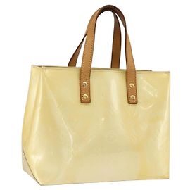LOUIS VUITTON Sac à main Monogram Vernis Reade PM Perle M91336 LV Auth ep13671 Autre