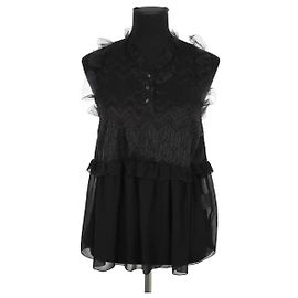 Heimstone Schwarzes ärmelloses Top Schwarz
