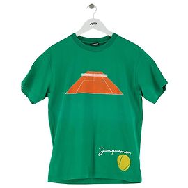 Camiseta Jacquemus de algodón verde Verde