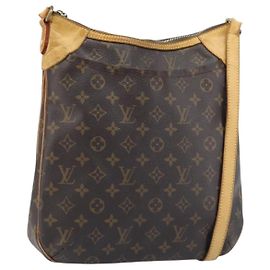 LOUIS VUITTON Bolsa de Ombro Monogram Odeon MM M56389 LV Auth BA10989 Monograma
