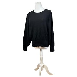 Vintage Dior Wollpullover schwarz M Schwarz